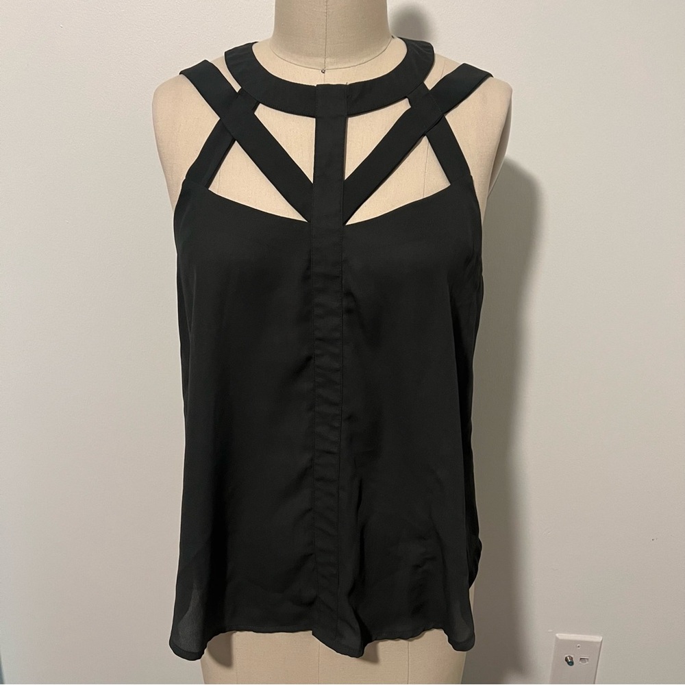 ASTR Geometric Strappy Tank